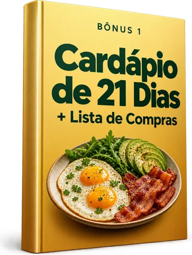 Capa do bônus 1: Cardápio de 21 Dias + Lista de Compras